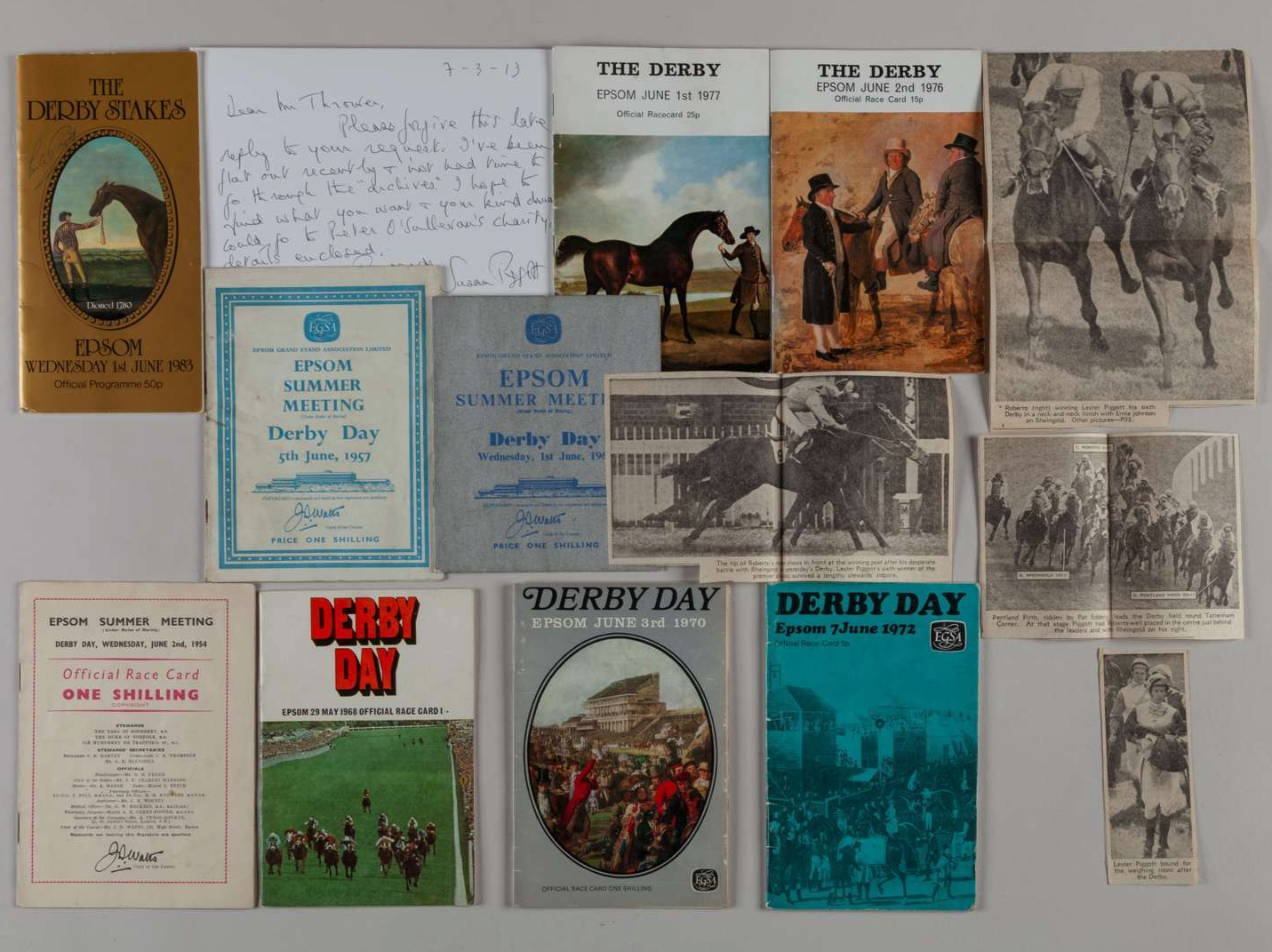 Race to History - Specialist Horse Racing Memorabilia Auction