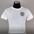 Martin Peters white England Airtex No.11 1970 World Cup short-sleeved shirt