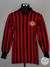 Gordon McQueen Alberto Bigon red and black No.9 AC Milan 1973 Cup Winners Cup final match worn shirt