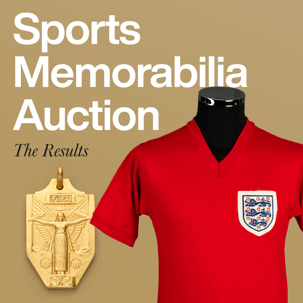 Sports Memorabilia Auction - Results - Graham Budd Auctions | Sports ...