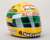 Ayrton Senna 1990 McLaren Signed World Championship Rehos Replica Helmet S