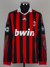 David Beckham red and black No.32 A.C. Milan v. Inter Milan match worn long-sleeved shirt, 2010